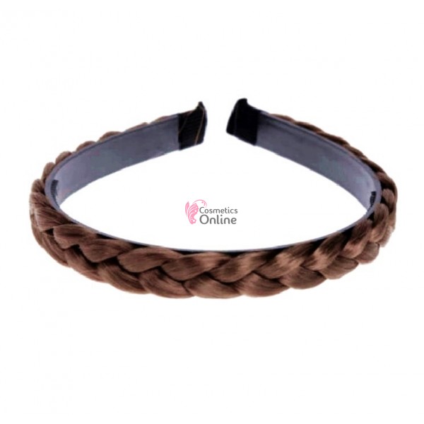 Bentita pentru par impletita spic BST011 Saten Mediu